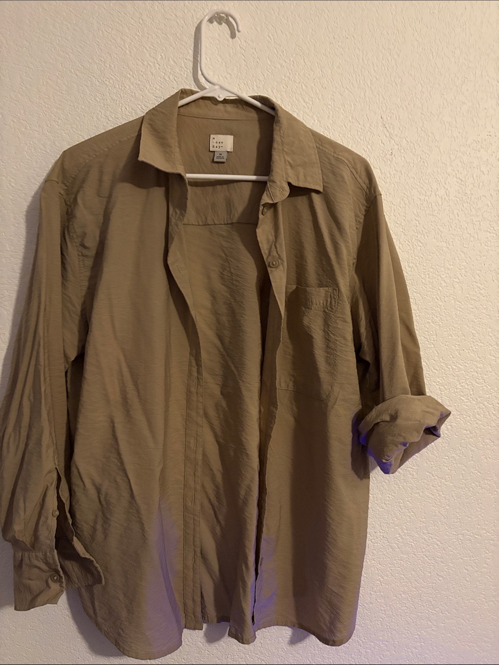 Lightweight Women’s Blouse in Olive Green